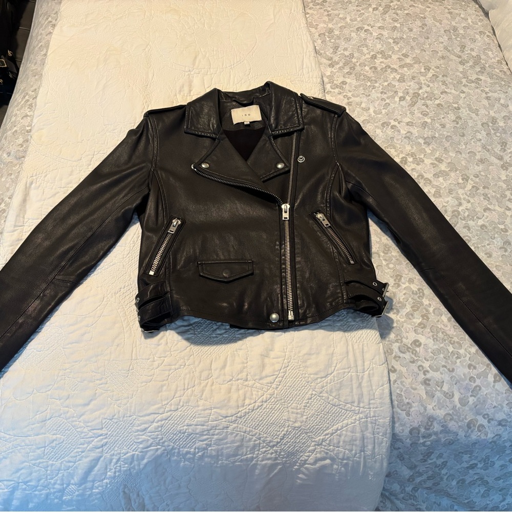 IRO lambskin leather jacket
